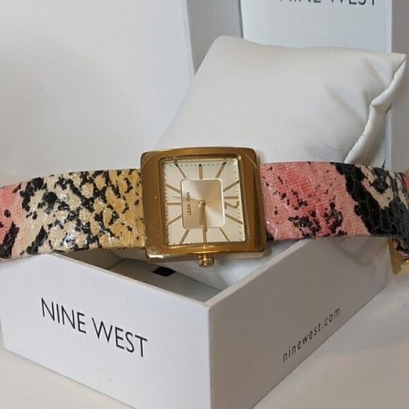 NINE WEST WATCH GOLD PINK main image 4